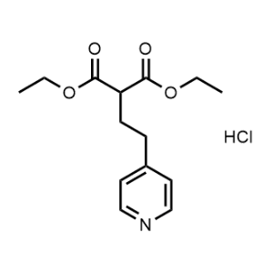 Propanedioic acid, 2-[2-(4-pyridinyl)ethyl]-, 1,3-diethyl ester, hydrochloride 1:1|CS-1005327