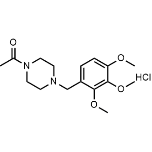 Ethanone, 1-[4-[(2,3,4-trimethoxyphenyl)methyl]-1-piperazinyl]-, hydrochloride 1:2|CS-1005393