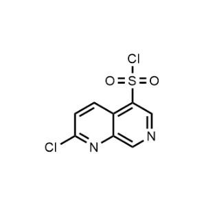 2-Chloro-1,7-naphthyridine-5-sulfonyl chloride|CS-1005549
