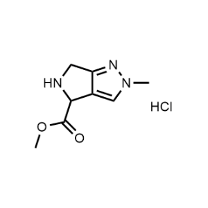 Methyl 2-methyl-2,4,5,6-tetrahydropyrrolo[3,4-c]pyrazole-4-carboxylate hydrochloride|CS-1005561
