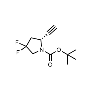 (R)-tert-Butyl 2-ethynyl-4,4-difluoropyrrolidine-1-carboxylate|CS-1005668