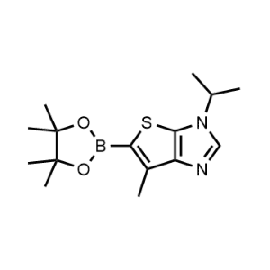 3-Isopropyl-6-methyl-5-(4,4,5,5-tetramethyl-1,3,2-dioxaborolan-2-yl)-3H-thieno[2,3-d]imidazole|CS-1005682