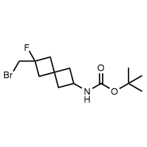 tert-Butyl (6-(bromomethyl)-6-fluorospiro[3.3]heptan-2-yl)carbamate|CS-1005684