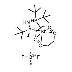 Rhodium(1+), [P,P-bis(1,1-dimethylethyl)-N-[(S)-(1,1-dimethylethyl)methylphosphino-κP]phosphinous amide-κP][(1,2,5,6-η)-1,5-cyclooctadiene]- tetrafluoroborate|CS-1005750