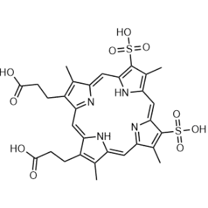 Deuteroporphyrin IX 2,4-disulfonic acid dimethyl ester disodium salt|CS-1005844