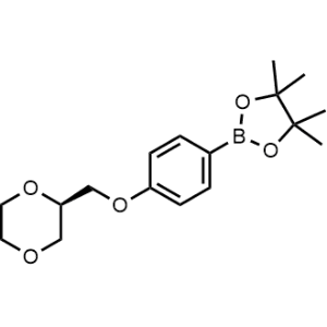 (R)-2-(4-((1,4-dioxan-2-yl)methoxy)phenyl)-4,4,5,5-tetramethyl-1,3,2-dioxaborolane|CS-1006017