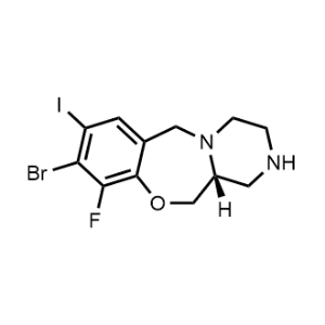 (R)-9-bromo-10-fluoro-8-iodo-1,2,3,4,12,12a-hexahydro-6H-benzo[f]pyrazino[2,1-c][1,4]oxazepine|CS-1006034