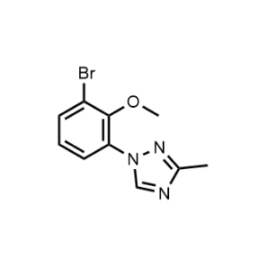 1-(3-bromo-2-methoxyphenyl)-3-methyl-1H-1,2,4-triazole|CS-1006094