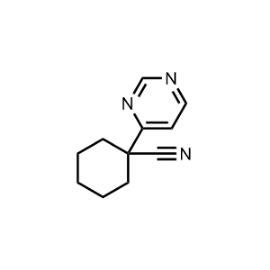 1-(pyrimidin-4-yl)cyclohexane-1-carbonitrile|CS-1006142