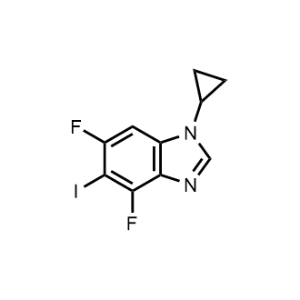 1-cyclopropyl-4,6-difluoro-5-iodo-1H-benzo[d]imidazole|CS-1006169