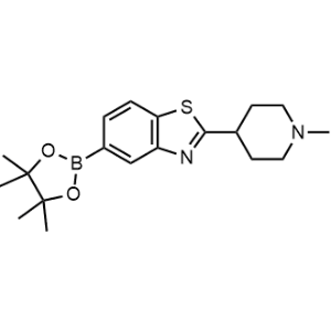 2-(1-methylpiperidin-4-yl)-5-(4,4,5,5-tetramethyl-1,3,2-dioxaborolan-2-yl)benzo[d]thiazole|CS-1006191