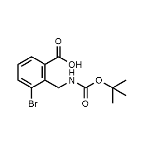 3-bromo-2-(((tert-butoxycarbonyl)amino)methyl)benzoic acid|CS-1006366