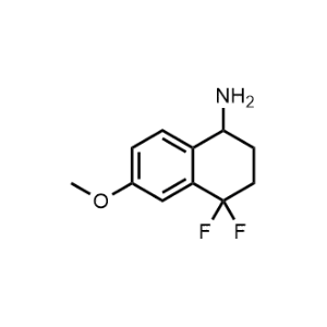 4,4-difluoro-6-methoxy-1,2,3,4-tetrahydronaphthalen-1-amine|CS-1006422