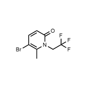5-bromo-6-methyl-1-(2,2,2-trifluoroethyl)pyridin-2(1H)-one|CS-1006516