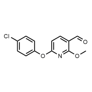 6-(4-chlorophenoxy)-2-methoxynicotinaldehyde|CS-1006546