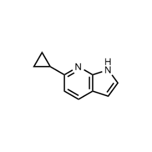 6-cyclopropyl-1H-pyrrolo[2,3-b]pyridine|CS-1006589