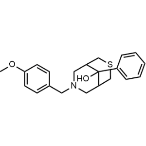 7-(4-methoxybenzyl)-9-phenyl-3-thia-7-azabicyclo[3.3.1]nonan-9-ol|CS-1006603