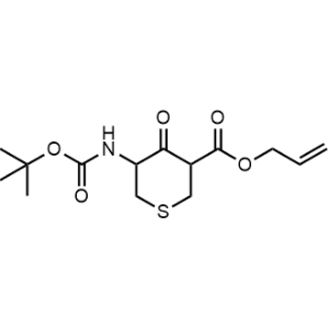 allyl 5-((tert-butoxycarbonyl)amino)-4-oxotetrahydro-2H-thiopyran-3-carboxylate|CS-1006686