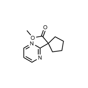 methyl 1-(pyrimidin-2-yl)cyclopentane-1-carboxylate|CS-1006820