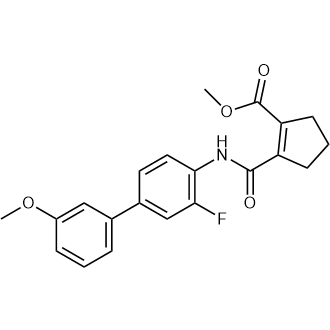 methyl 2-((3-fluoro-3'-methoxy-[1,1'-biphenyl]-4-yl)carbamoyl)cyclopent-1-ene-1-carboxylate|CS-1006824