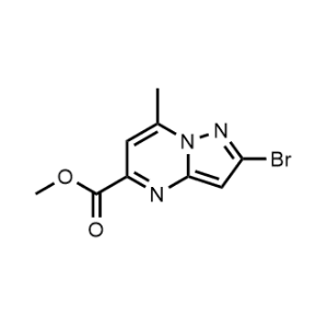 methyl 2-bromo-7-methylpyrazolo[1,5-a]pyrimidine-5-carboxylate|CS-1006839