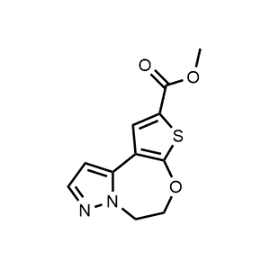 methyl 5,6-dihydropyrazolo[1,5-d]thieno[3,2-f][1,4]oxazepine-2-carboxylate|CS-1006875