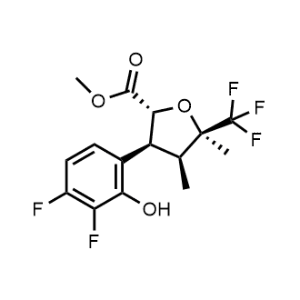 methyl rac-(2R,3S,4S,5R)-3-(3,4-difluoro-2-hydroxyphenyl)-4,5-dimethyl-5-(trifluoromethyl)tetrahydrofuran-2-carboxylate|CS-1006888