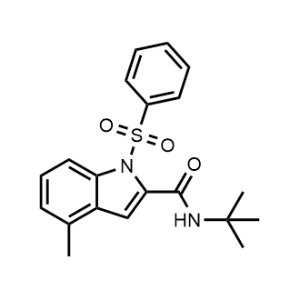 N-(tert-butyl)-4-methyl-1-(phenylsulfonyl)-1H-indole-2-carboxamide|CS-1006905