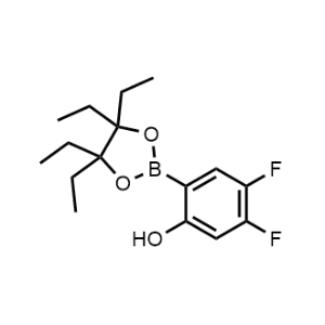 Phenol, 4,5-difluoro-2-(4,4,5,5-tetraethyl-1,3,2-dioxaborolan-2-yl)-|CS-1006917