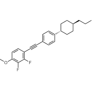 2,3-Difluoro-1-methoxy-4-((4-(trans-4-propylcyclohexyl)phenyl)ethynyl)benzene|CS-1007219