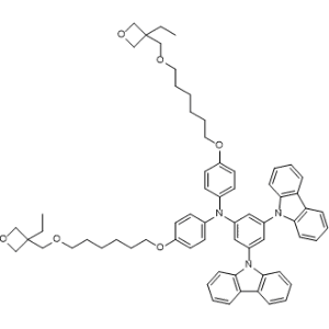 3,5-Di(9H-carbazol-9-yl)-N,N-bis(4-((6-((3-ethyloxetan-3-yl)methoxy)hexyl)oxy)phenyl)aniline|CS-1007273