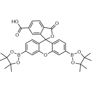 3-Oxo-3',6'-bis(4,4,5,5-tetramethyl-1,3,2-dioxaborolan-2-yl)-3H-spiro[isobenzofuran-1,9'-xanthene]-6-carboxylic acid|CS-1007279