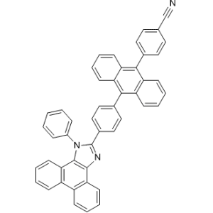 4-(10-(4-(1-Phenyl-1H-phenanthro[9,10-d]imidazol-2-yl)phenyl)anthracen-9-yl)benzonitrile|CS-1007282