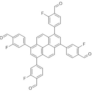 4,4',4'',4'''-(1,9-dihydropyrene-1,3,6,8-tetrayl)tetrakis(2-fluorobenzaldehyde)|CS-1007311
