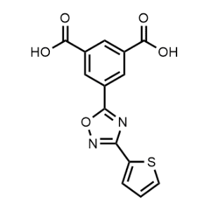 5-(3-(Thiophen-2-yl)-1,2,4-oxadiazol-5-yl)isophthalic acid|CS-1007344