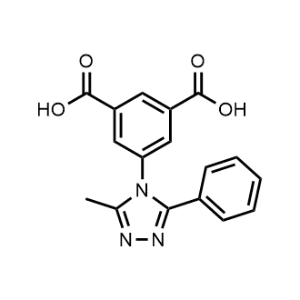 5-(3-Methyl-5-phenyl-4H-1,2,4-triazol-4-yl)-1,3-benzenedicarboxylic acid|CS-1007349