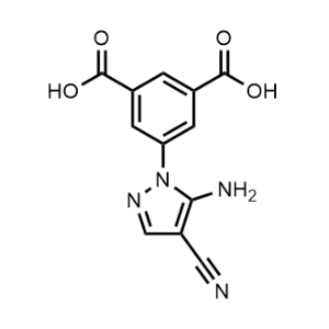 5-(5-Amino-4-cyano-1H-pyrazol-1-yl)isophthalic acid|CS-1007354