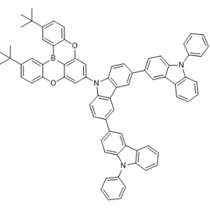 9'-(2,12-Di-tert-butyl-5,9-dioxa-13b-boranaphtho[3,2,1-de]anthracen-7-yl)-9,9''-diphenyl-9H,9'H,9''H-3,3':6',3''-tercarbazole|CS-1007379