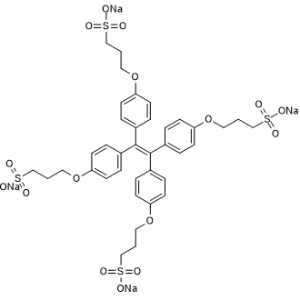 Sodium 3,3',3'',3'''-((ethene-1,1,2,2-tetrayltetrakis(benzene-4,1-diyl))tetrakis(oxy))tetrakis(propane-1-sulfonate)|CS-1007507