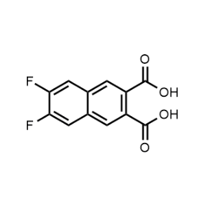 2,3-Naphthalenedicarboxylic acid, 6,7-difluoro-|CS-1007626