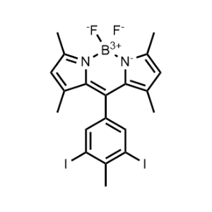 4,4-difluoro-8-(4-methylphenyl, 3,5-iodine)-1,3,5,7-tetramethyl-4-boric acid-3a, 4a-diaza-s-indindriene|CS-1007660