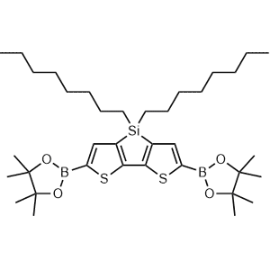 4H-Silolo[3,2-b:4,5-b']dithiophene, 4,4-dioctyl-2,6-bis(4,4,5,5-tetraMethyl-1,3,2-dioxaborolan-2-yl)-|CS-1007686