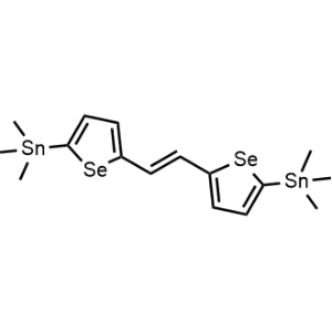 Stannane, 1,1'-[(1E)-1,2-ethenediyldi-5,2-selenophenediyl]bis[1,1,1-trimethyl-|CS-1007747