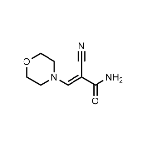 2-Cyano-3-(4-morpholinyl)-2-propenamide|CS-1007784