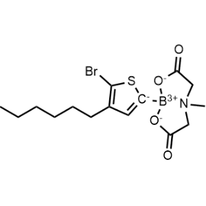 (T-4)-(5-Bromo-4-hexyl-2-thienyl)[N-[(carboxy-κO)methyl]-N-methylglycinato(2-)-κN,κO]boron|CS-1007822