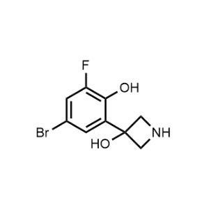 3-(5-Bromo-3-fluoro-2-hydroxyphenyl)azetidin-3-ol|CS-1008082