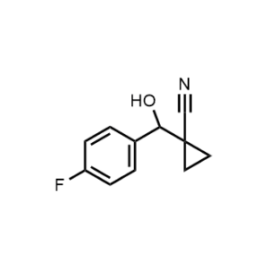 1-((4-Fluorophenyl)(hydroxy)methyl)cyclopropanecarbonitrile|CS-1009550