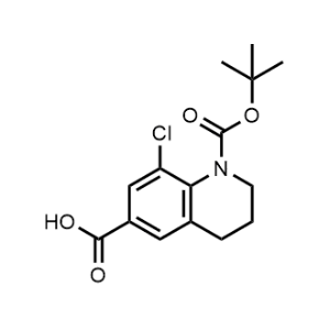 1-(tert-Butoxycarbonyl)-8-chloro-1,2,3,4-tetrahydroquinoline-6-carboxylic acid|CS-1009642