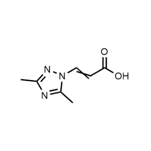(E)-3-(3,5-Dimethyl-1H-1,2,4-triazol-1-yl)acrylic acid|CS-1009878