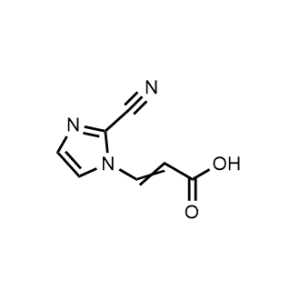 (E)-3-(2-Cyano-1H-imidazol-1-yl)acrylic acid|CS-1009886